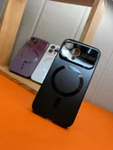 Чехол iPhone 11 AutoFocus MagSafe (белый)