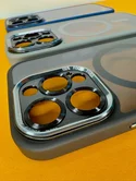 Чехол iPhone 15 Pro Njoyny Matte MagSafe (черный)