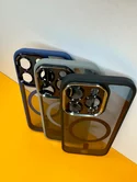 Чехол iPhone 15 Pro Max Njoyny Matte MagSafe (синий)