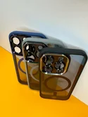 Чехол iPhone 12 Pro Max Njoyny Matte MagSafe (черный)