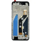 Дисплей Tecno Pova 4 (LG7n) + тачскрин в раме черный (Premium)