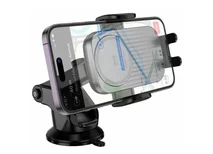 Авт. держатель Borofone BH222 черный с QI