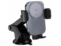 Авт. держатель Borofone BH222 черный с QI