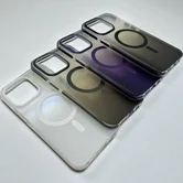 Чехол iPhone 15 Njoyny NY-09 MagSafe (фиолетовый)