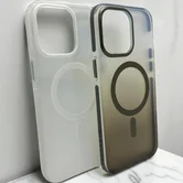 Чехол iPhone 15 Njoyny NY-09 MagSafe (фиолетовый)