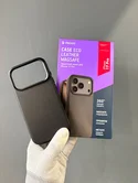 Чехол iPhone 17 Pro Deppa Eco Leather Magsafe (черный)