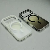 Чехол iPhone 17 Pro Max Njoyny NY-09 MagSafe (белый)